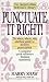Book Punctuate It Right! (Harpercollins Reference Library)