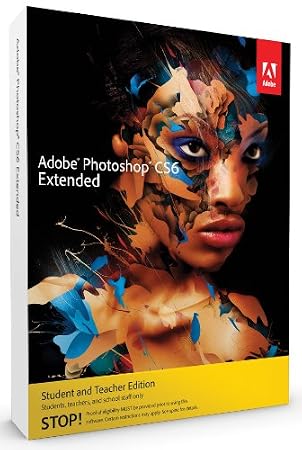 Adobe Photoshop Extended CS6, Student and Teacher Version (PC)