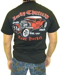 Lucky 13 Rust Bucket T Shirt Hot Rod Shirt Classic Car Shirt