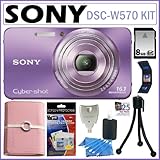 Sony Cyber-Shot DSC-W570 16.1 MP Digital Camera with 5x Wide-Angle Optical  ....