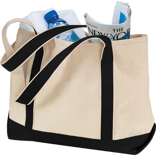 Standard Reusable Grocery Bag Black