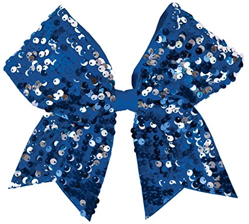 Dangle Sequin Performance Hair Bow Seq Royal