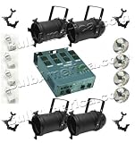 Par 64 Cans, Osram 300w DYS Lamps, Dimmer Pack, O-Clamps