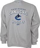 Vancouver Canucks Stacked Logo Crewneck Fleece Sweatshirt