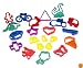 Roshco 100-Piece Plastic Cookie Cutter Set
