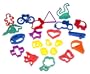 Roshco 100-Piece Plastic Cookie Cutter Set
