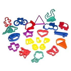Roshco 100-Piece Plastic Cookie Cutter Set