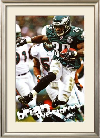 Brian Westbrook Framed Poster Print, 32x44