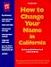 Books : How to Change Your Name in California (7th ed)