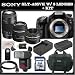 Sony a (alpha) SLT-A65VK - Digital camera - SLR - 24.3 Mpix - 18-55mm f/3.5-5.6 DT - Sony AF D 75-300mm f/4.5-5.6 Lens - Sony 50mm f/1.8 DT AF Lens - SSE Package: Wireless Remote, Replacement FM500H Battery, Rapid Travel Charger, 16GB SDHC Memory Card, Card Reader, Shoe Mount Flash, Carrying Case, HDMI Cable & SSE Microfiber Cleaning Cloth
