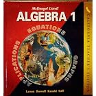 McDougal Littell Algebra 1 California Teacher's Edition (Equations, Applications, and... by  Laurie Boswell