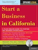 "Start a Business in California, 3E (+ CD-ROM)" (How to Start a Business in California)