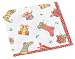 Kitchen & Housewares : Caspari Festive Stockings Paper Lunch Napkin Package, Pearl