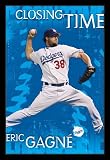 Eric Gagne Time L.A. Los Angeles Dodgers Mlb Art White Wood-Mounted Poster Print - 24