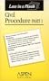 Civil Procedure, Part I (Law in a Flash)