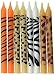 Oasis Supply Animal Print Birthday Candles, 2.25-Inch