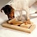 Garten & Freizeit : Dog Intelligenz Drei-Deckel- Spiel, ca. 30x15cm