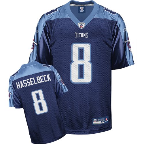 Reebok Tennessee Titans Matt Hasselbeck Replica Alternate Jersey Medium