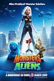 Monsters Vs. Aliens 27x40 Original Movie Poster