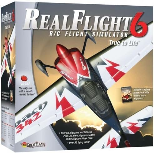 Flugsimulator RealFlight 6 Mode 2/4 Gas links by RealFlight