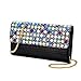Clutch Bag-Shiningwaner Evening Bag-Envelope Bag With Rhinestones-Shoulder Ch...