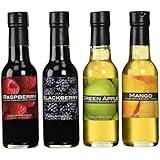 Infused Balsamic Quartetto - Raspberry, Blackberry, Green Apple & Mango (Pack of 4 x 150ml)