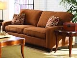 Sofa 8-Way-Hand-Tied in Red Chenille - 9837CN-3