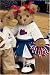 Vicky Varsity Cheerleader Teddy Bear by Bearington