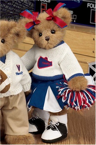 51E5kyfYRbL Vicky Varsity Bearington 14 Christmas Dressed Teddy Bear by Bearington Collection