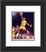 Los Angeles Lakers Framed James Worthy Photo 15 X 18 - Black