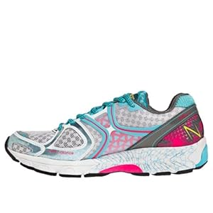 New Balance Women's W1260v3 Running Shoe,White/Blue,11.5 D US