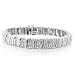 1.00ct TDW Diamond S-Link Bracelet in Sterling Silver - 7.25"