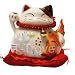 3 inch Money Cat Holding Fish
