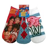 High School Musical Cast 3 Pair Novelty Socks for girls