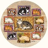 Cats on Cushions Thirstystone Sandstone Coaster Set
