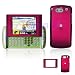 Rose Pink Rubber Feel Snap-On Cover Hard Case Cell Phone Protector for UTStarcom Quickfire PCD GTX75