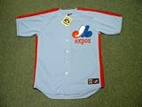MONTREAL EXPOS 1980's Majestic Cooperstown Throwback Away Jersey