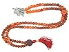 Rudraksha Amber Stone Mala Spiritual Yoga Meditation Beads for Protection and Purification