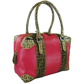 Fendi B.Mix Small Fuchsia Nylon Twill Tote 8BL095-WD5-F0BYT