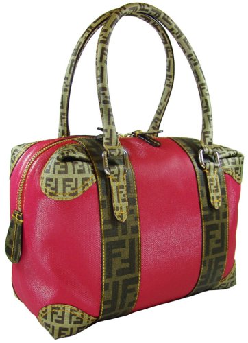 Fendi B.Mix Fuchsia Nylon Twill Tote