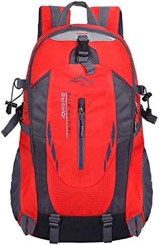 BaiShi Outdoor Backpacks Waterproof Travel Hiking Backbag (red)