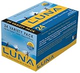 Luna Bars, Variety Pack Of Nutz Over Chocolate, S'mores And Caramel Nut Brownie, 1.69-Ounce Bars (Pack of 24)