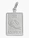 Sterling Silver Aquarius Zodiac Pendant with Chain - 16