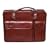 Roby leather briefcase - business bag brown