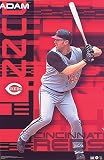 Adam Dunn Cincinnati Reds 44 Baseball Mlb Art Poster Print - 24 X 36