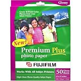 FujiFilm Inkjet Premium Plus Paper Glossy 8.5 x 11 (50)