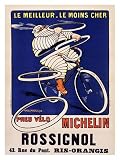 Michelin Vintage Art Giclee Poster Print by H. L. Roowy, 18x24