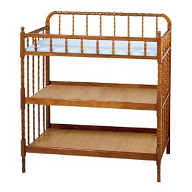 Delta Children's Products Vintage Chic Jenny Lind Changing Table in Oak