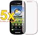 5x Samsung Continuum SCH-i400 Smart Phone Premium Clear LCD Screen Protector Cover Guard Film Kit, no cutting is required! Exact fit and satisfaction guaranteed!