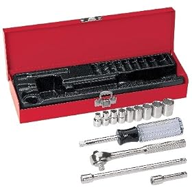 KLEIN TOOLS Socket-Wrench Set, 13-Pc. 1 4 Drive Part No. 65500 by Klein Tools
